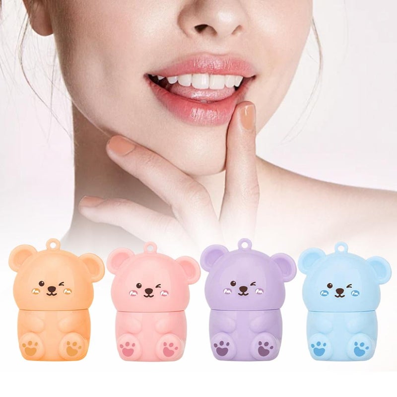 Bear Chapstick – Cute Little Bear Lip Balm with Fruit Flavors & Moisturizing Formula, Adorable Animal-Shaped Stick for Girls, Teens & Lip Care Lovers (Cantaloupe) - Image 5
